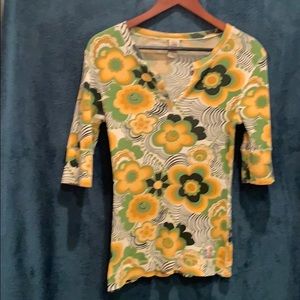 Lucky Brand half sleeve Henley size medium